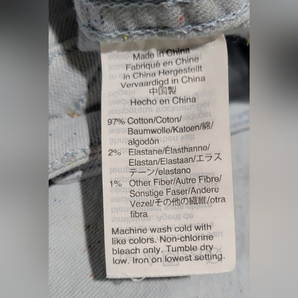 Madewell slim Emmett wide-leg speckled jeans - Picture 5 of 8